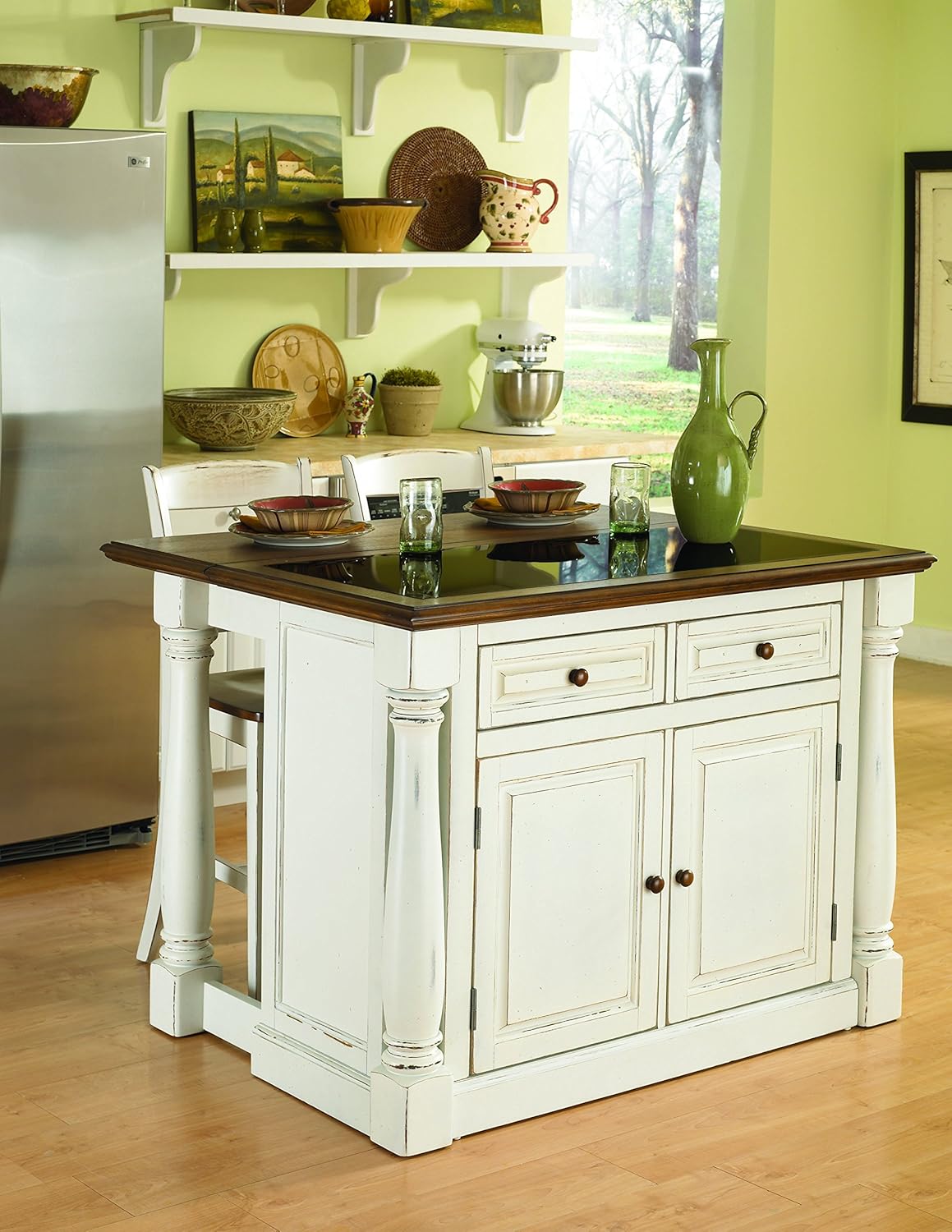 Best Kitchen Island Oak With Granite