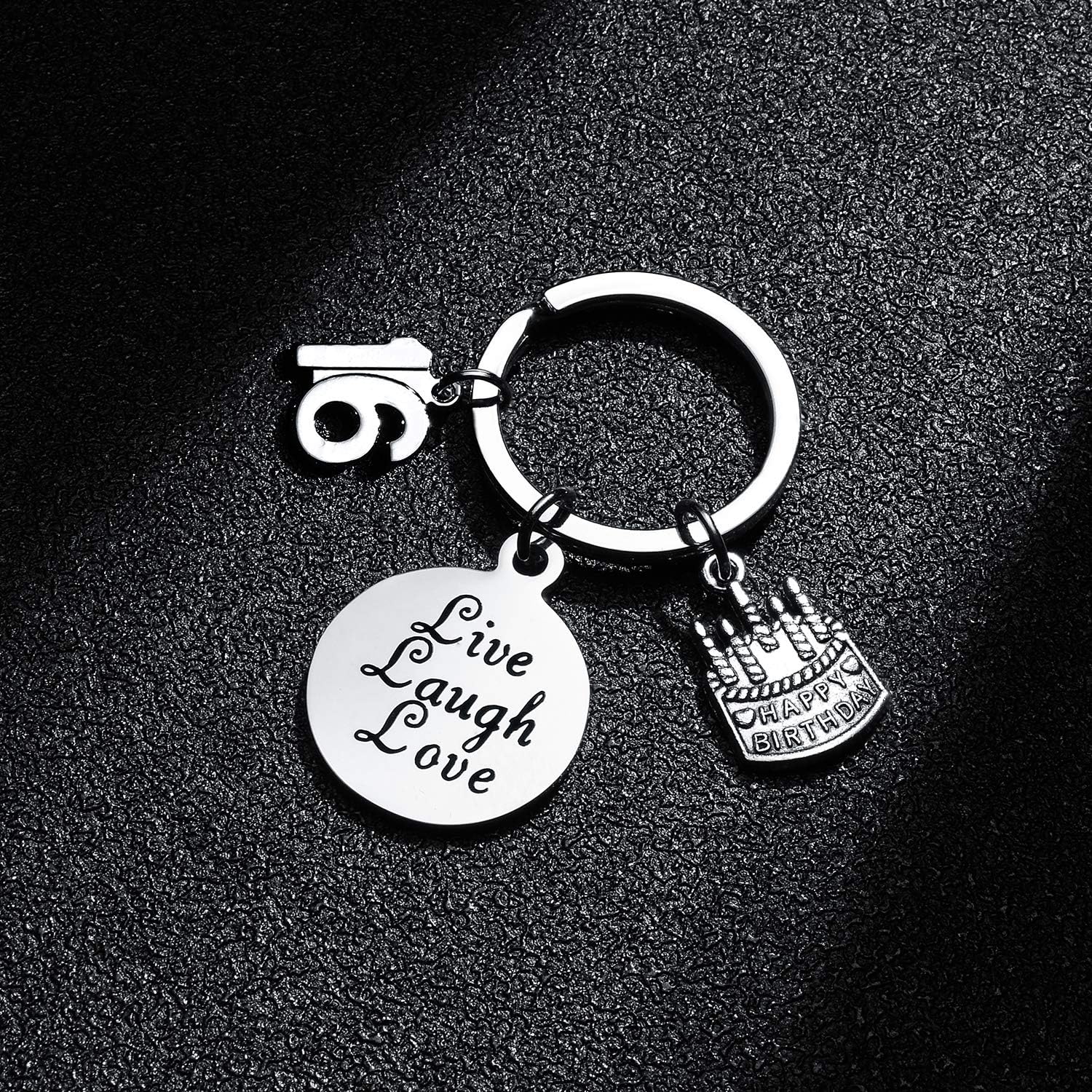 BESPMOSP 16th Birthday Keyring & Gifts for Girls & Boys - Sweet 16 Jewellery Presents for Daughter & Granddaughter - Image 3