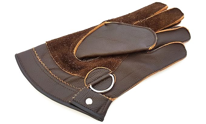 starlingukpk – Hochwertige, doppelschichtige Falknerei-Handschuhe aus weichem Rindsleder, Vogel-Handschuhe, Haustier-Handschu