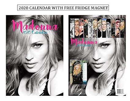 Madonna Calendario 2020 + imán para nevera Madonna: Amazon.es ...