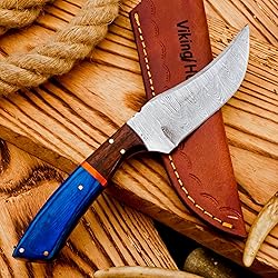 Handmade Twist Pattern Damascus Hunting Knives