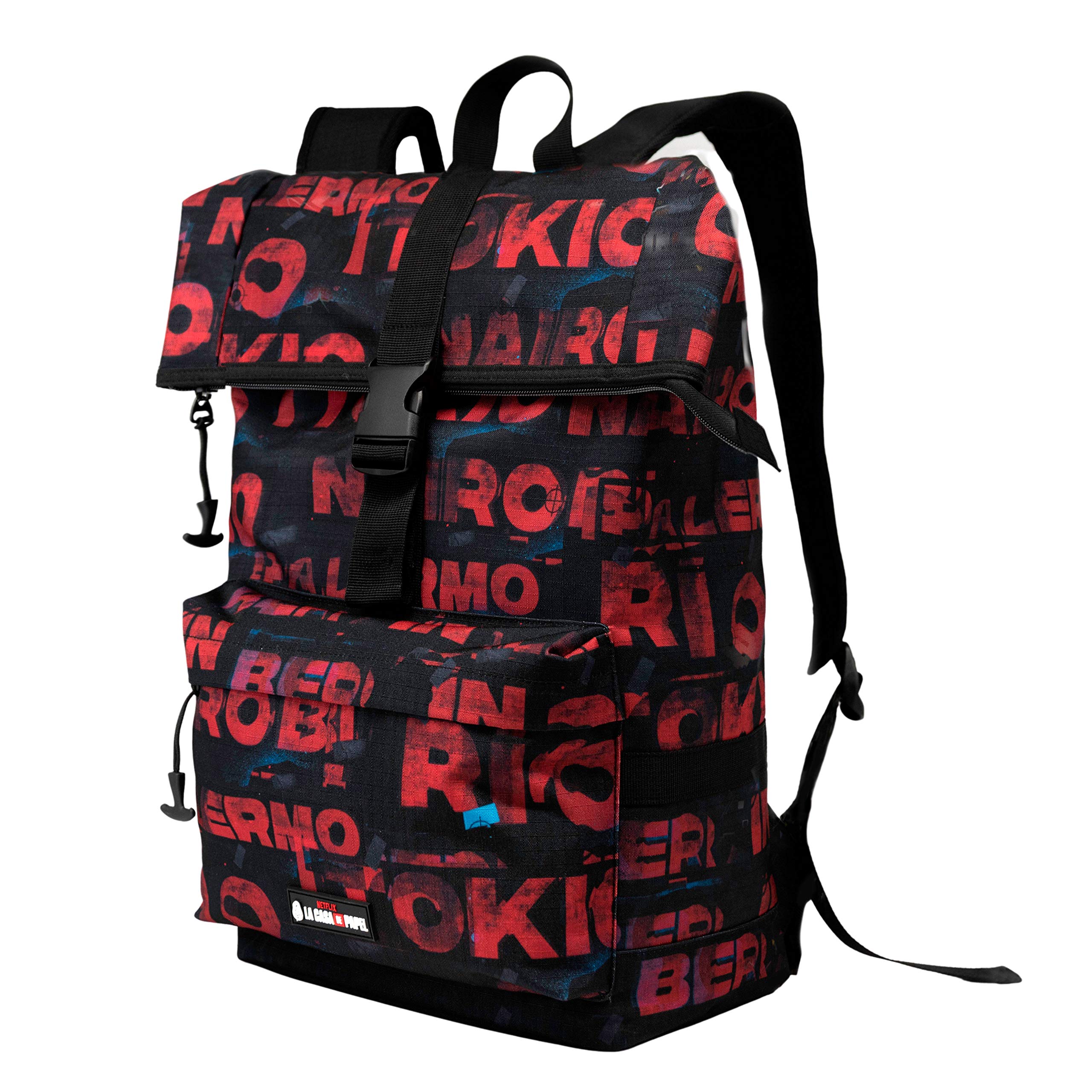 Karactermania Money Heist Cities-Flap Backpack, multicolour