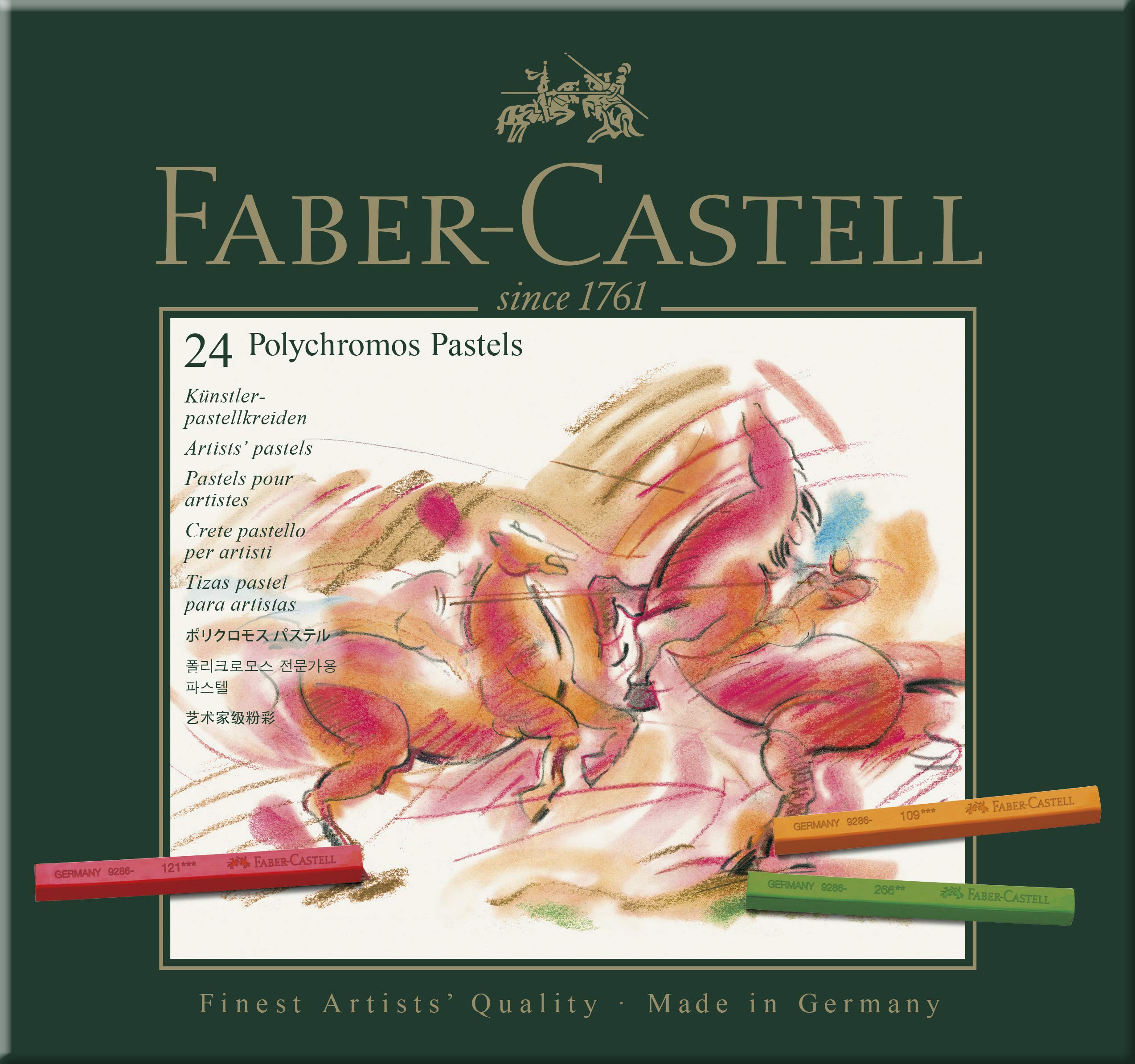 Faber-Castell Polychromos Artists Pastels, Colin Bradley Selection (24 Pastels) — image 1