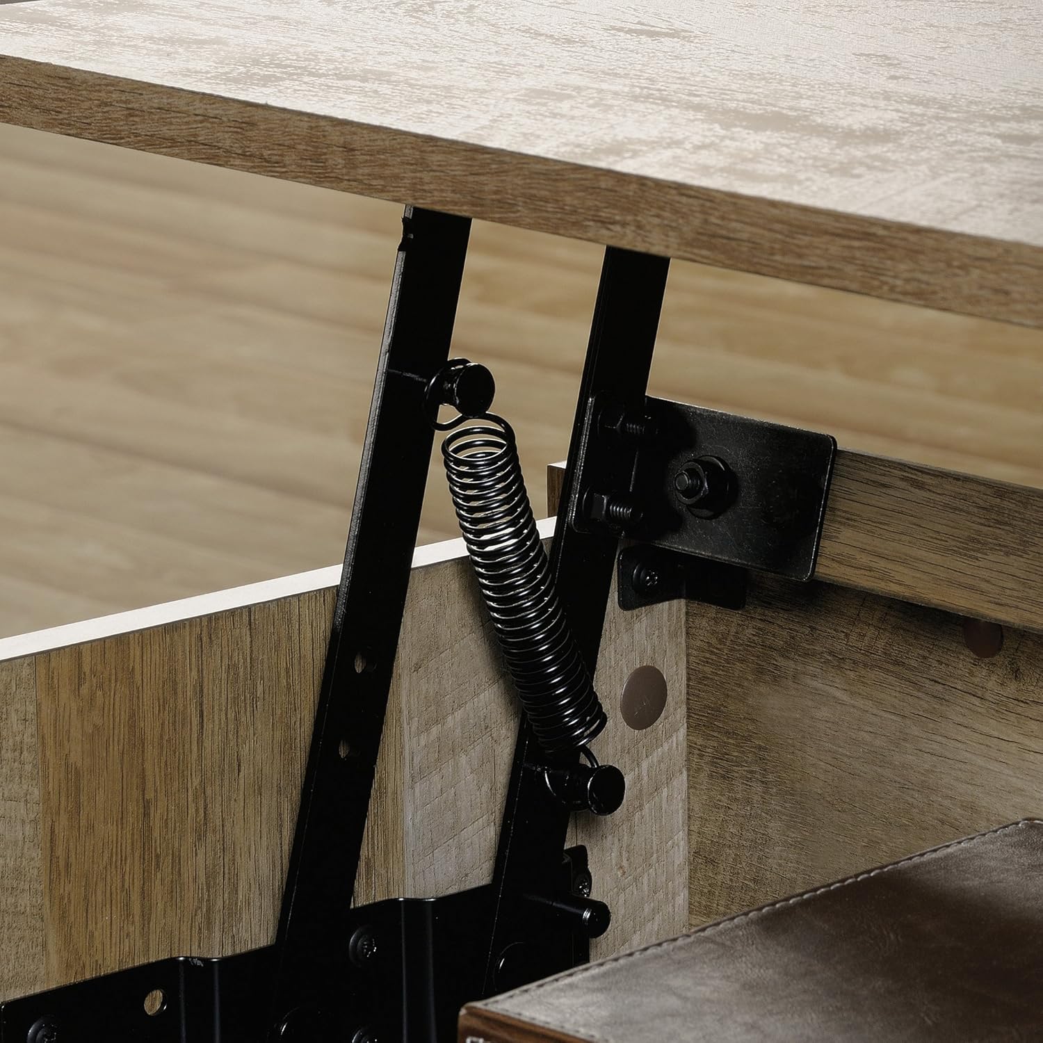 Sauder Dakota Pass Lift-Top Coffee Table | Craftsman Oak Finish | model: Furniture & Decor