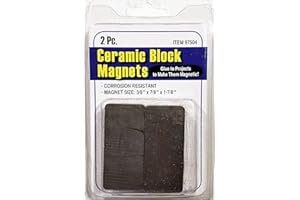 HFT Ceramic Block Magnets, 2 Pc.