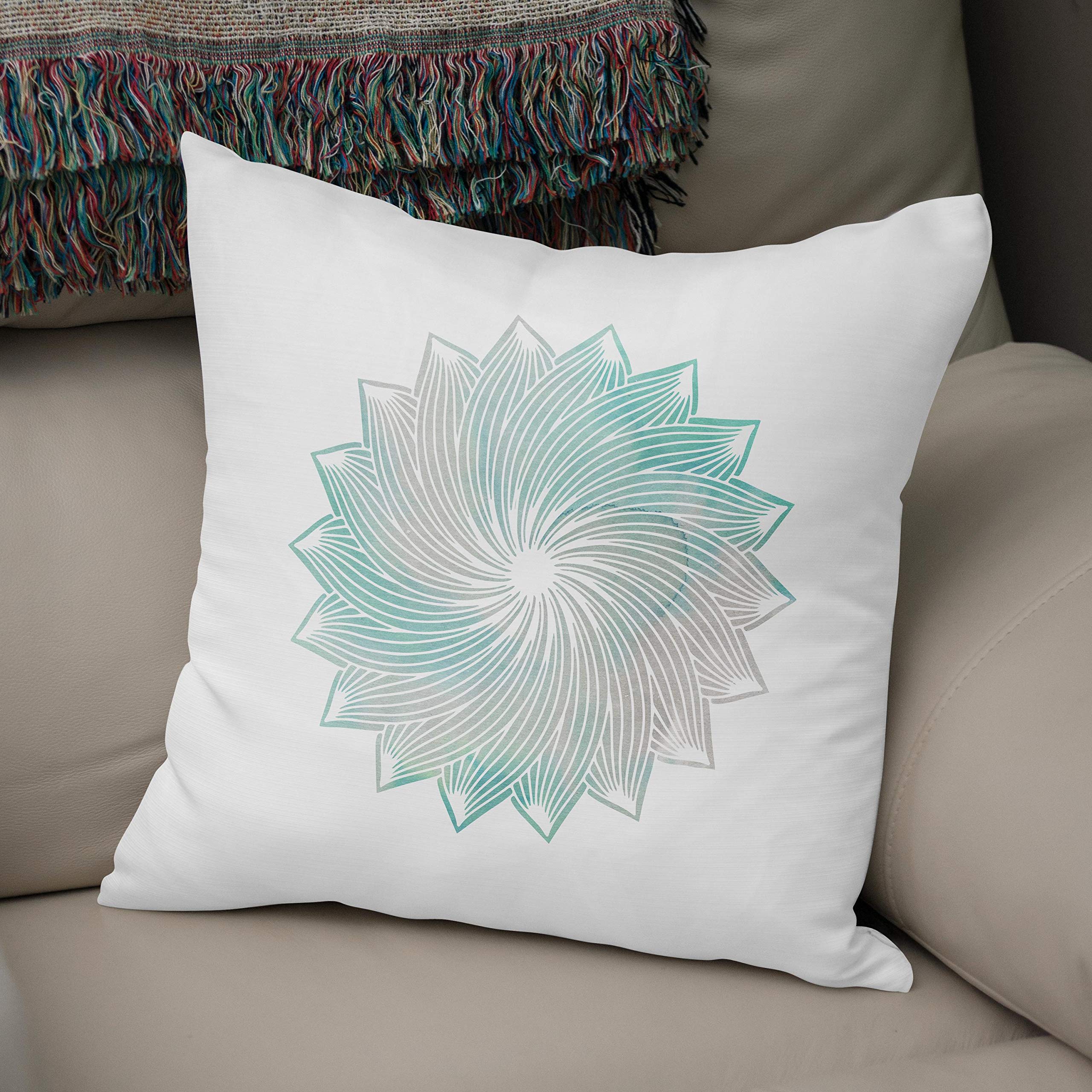 Bonamaison, Decorative Cushion Cover - 50% Cotton 50% Polyester - 43x43cm - Designed and Manufactured in Turkey