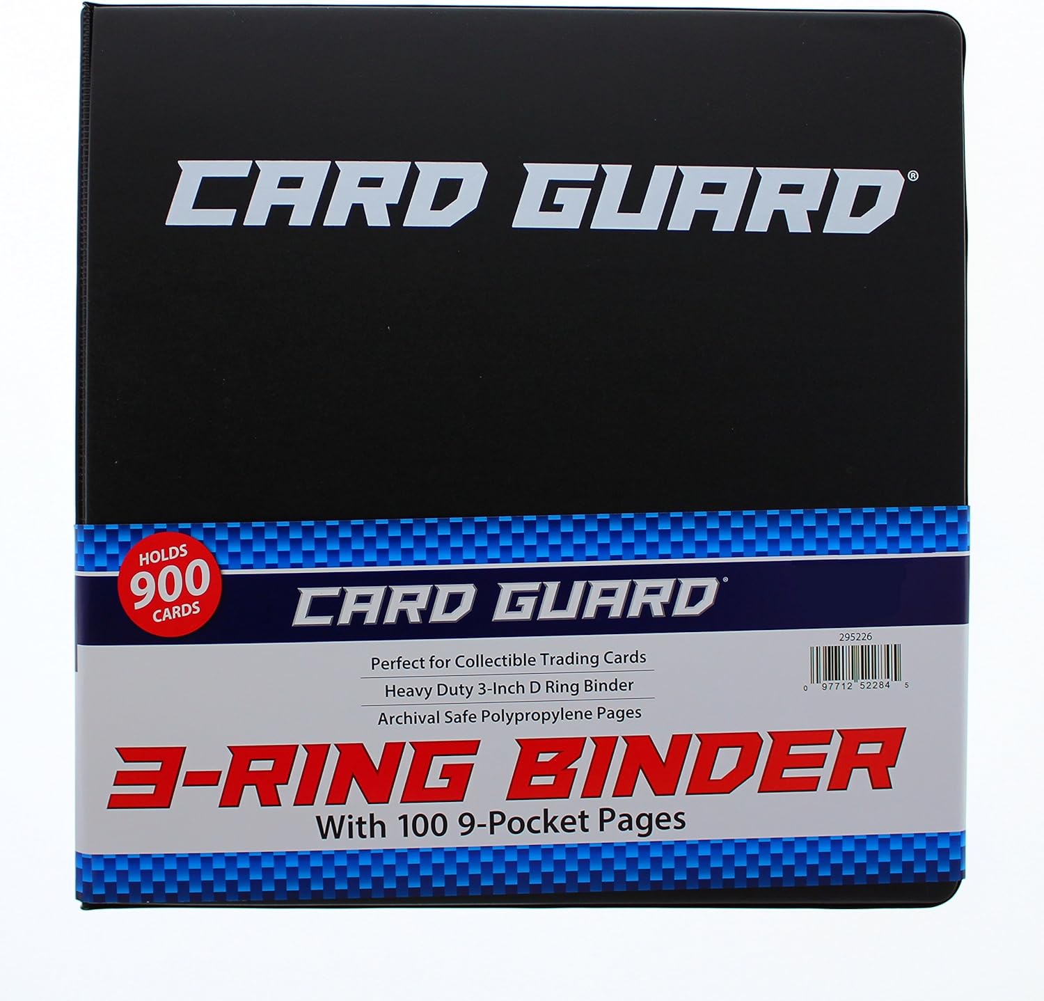 CardGuard Premium 3-Ring 3" Card Binder Including 100 Starter Series 9-Pocket Pages