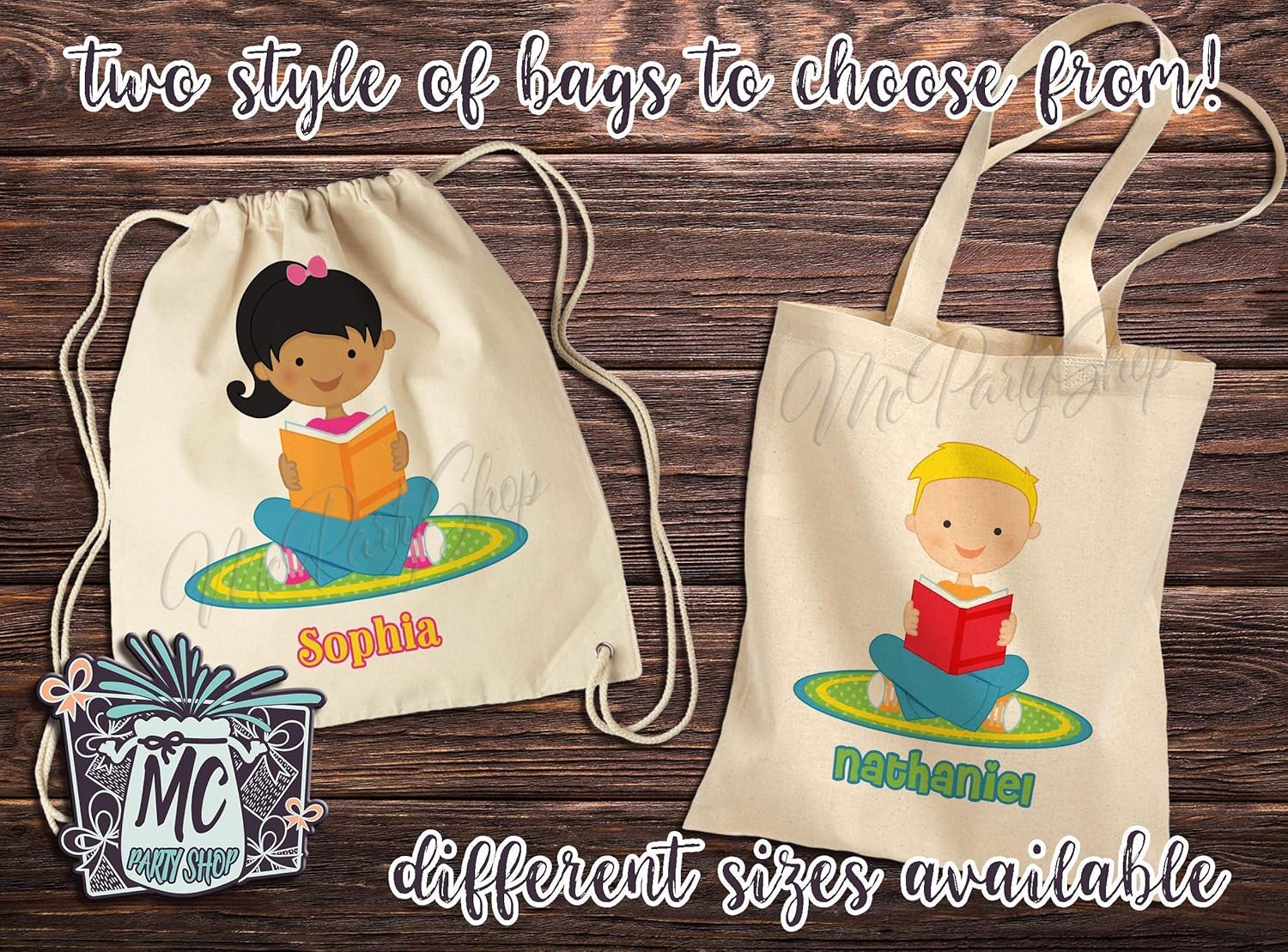kids canvas bag