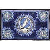 Sunshine Joy Grateful Dead Steal Your Face Tapestry Dan Morris Wall Art 60x90 Inches