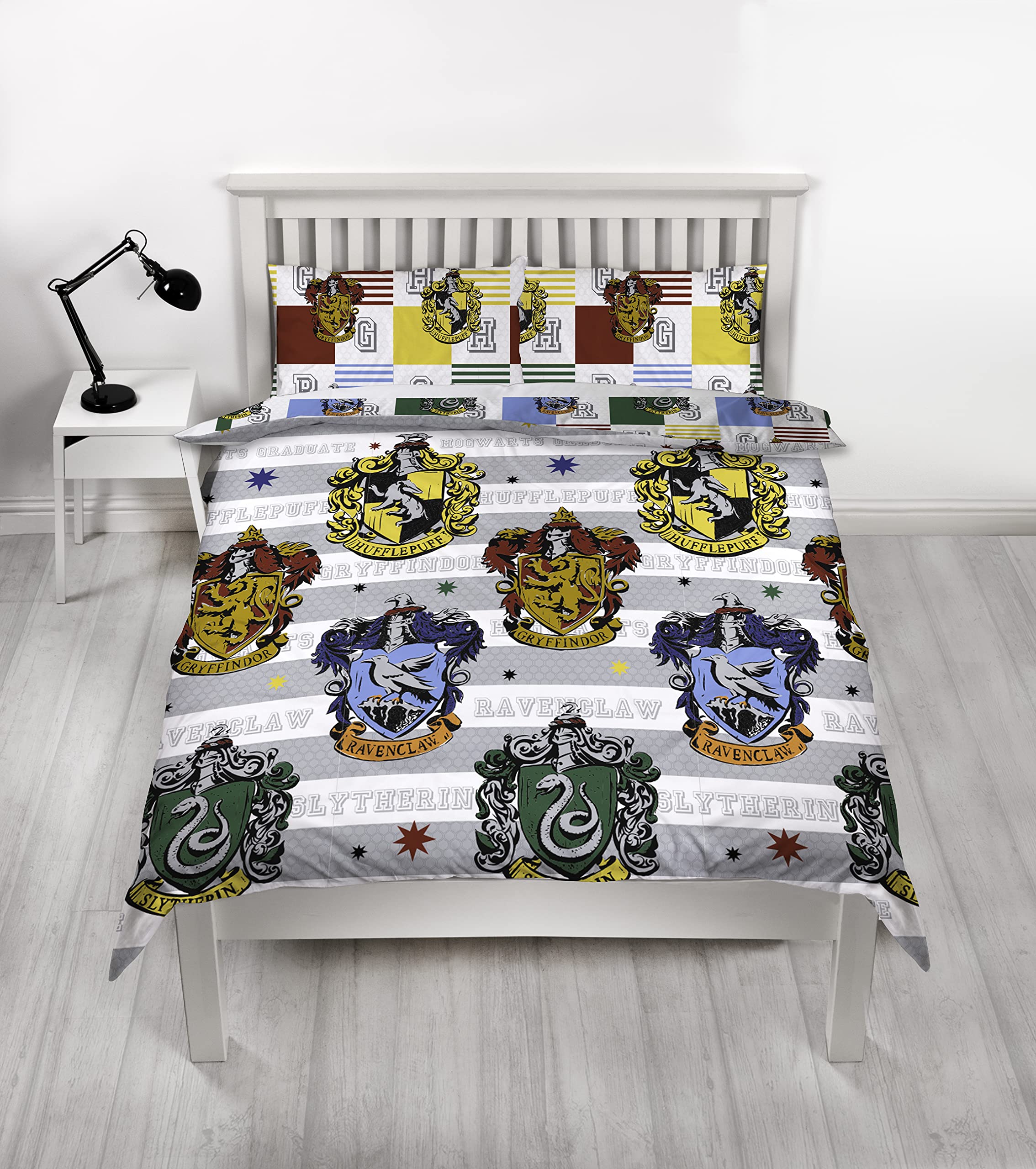 Harry Potter “House Crest” Duvet Cover Set – Double