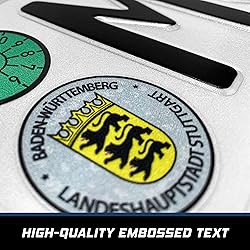 Custom German License Plate - Authentic German Euro