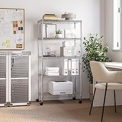 Seville Classics 5-Tier Wire Shelving with