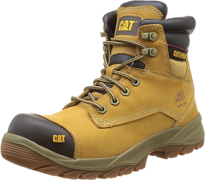 Cat Footwear Men's Spiro Safety Boots, Gold (Honey), 9 UK Amazon.co.uk