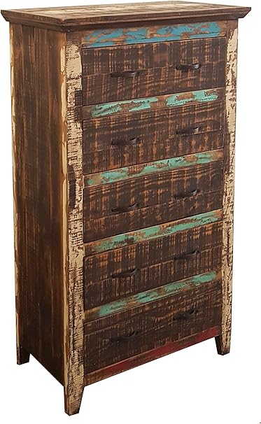 Amazon Com Rustics For Less Cabana Chest Of Drawers Tall
