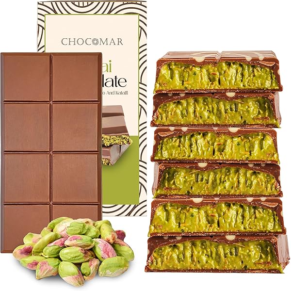Amazon.com: Patchi White Chocolate Bar With Aromatic Dried