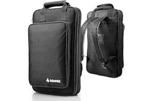 Donner Drumstick Backpack Bag, Large Capacity Padded Double Shoulder Straps for all Drum Accessories, Holds up to 12 Pairs of Drumsticks