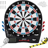 Viper by GLD Products Showdown Electronic Soft Tip Dart Board for Adults | 15.5 Inch Regulation Target Face, 32 Games, 590 Options, 1-8 Players, Battery Powered Cord Free, Automatic Scoring