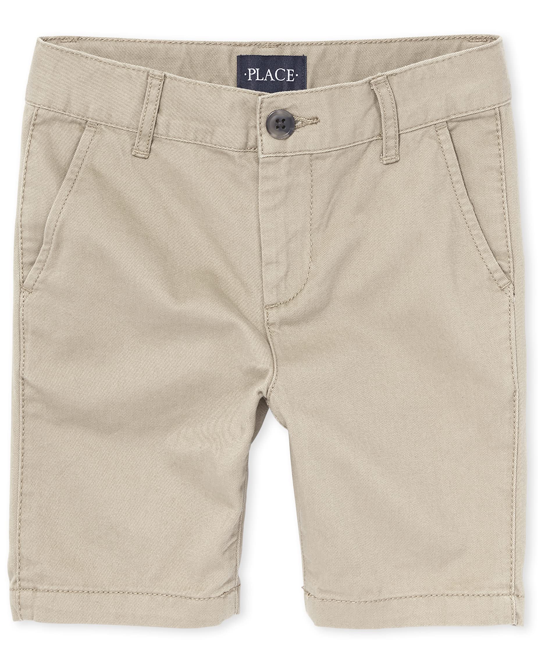 Photo 1 of The Children's Place boys Stretch Chino Shorts, Sandwash, 7