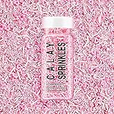 Pink Sprinkles, Edible Sprinkles, Valentine's Day Sprinkles, Cupcake Sprinkles, Cookie Sprinkles, Ice Cream Sprinkles, pink j