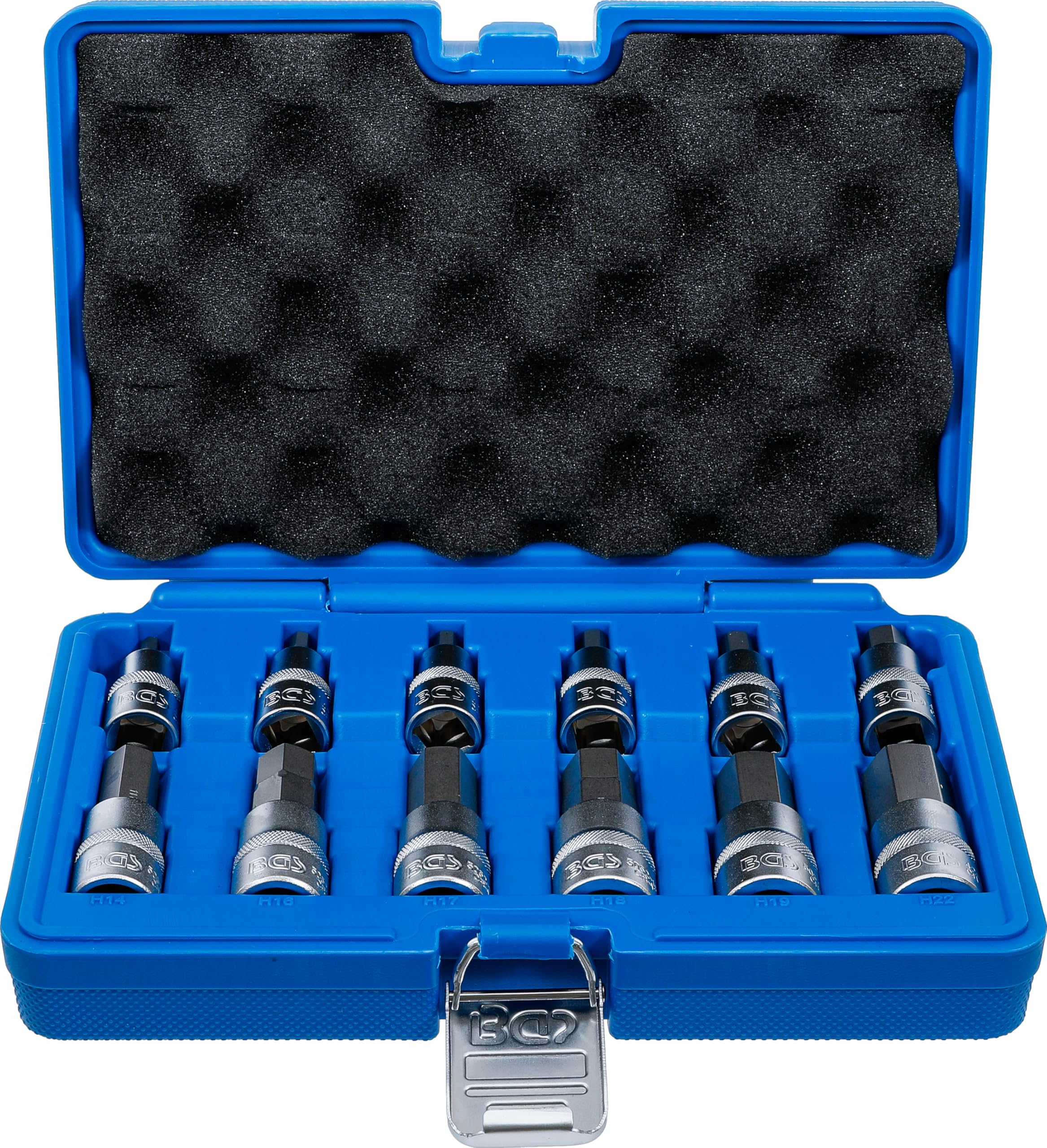 BGS 5052 | Bit Socket Set | 12.5 mm (1/2") Drive | internal Hexagon 5 - 22 mm | 12 pcs.