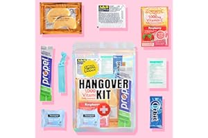 Chug Buddy 1 Pre-Filled Hangover Kit for Bachelorette Party Favors, 21st Birthday Gifts, Bridesmaid Gifts | Hangover Kit Bags & Supplies for Parties & Corporate Events