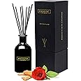 Benevolence LA Reed Diffusers for Home, Rose & Sandalwood Relaxing Fragrance | Aromatherapy Reed Diffuser Sticks with Gift Box, Scented Sticks for Bathroom | Home Decor