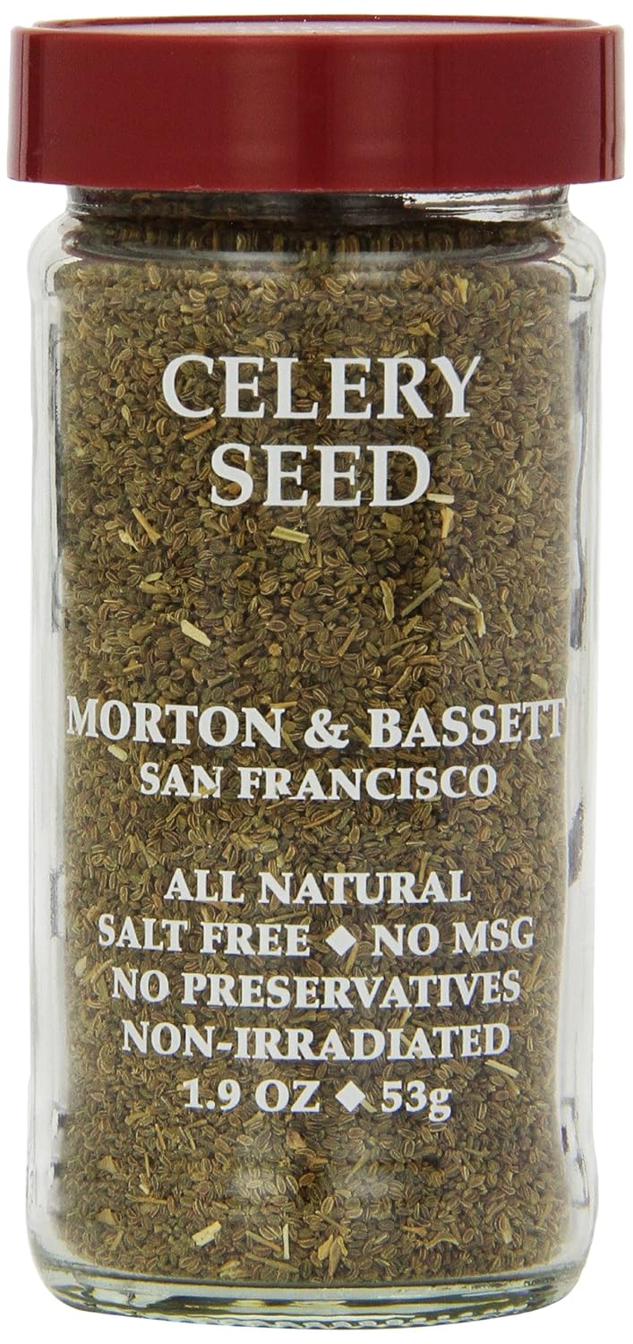 Morton & Bassett Celery Seed, 1.9-Ounce Jars (Pack of 3)