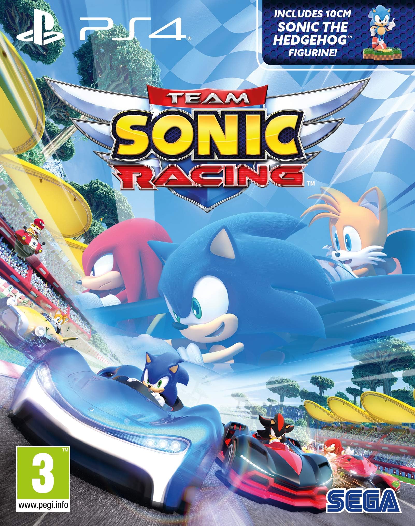 Team Sonic Racing & Sonic Totaku Figurine Gift Pack