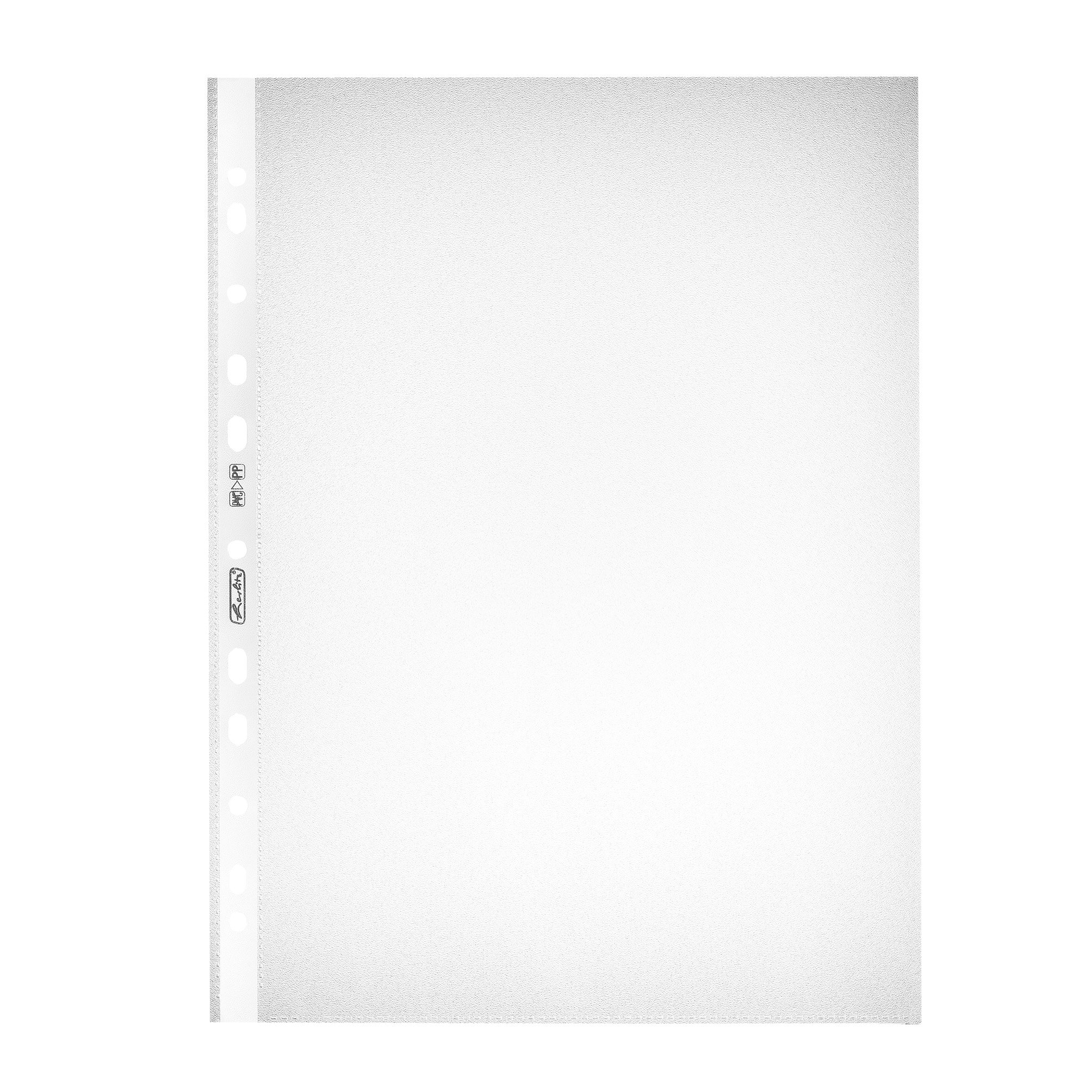 Herlitz Pockets A4 Grainé Individual Pack of 10 Small Embossed Vide Individual Pack of 50