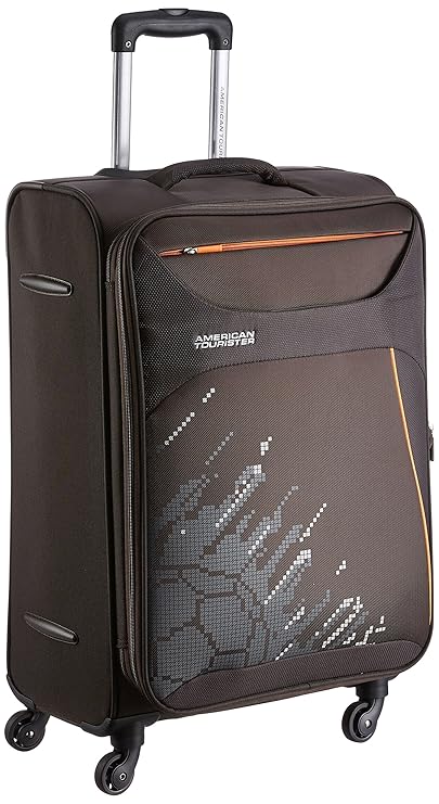 American Tourister Z-strike Polyester 79 cms Chocolate Brown Softsided Check-in Luggage (AMT Z-STRIKE SP79CM FTBL C.BRW)