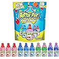 Baby Bottle Pop Easter Candy Bulk, Candy Variety Pack with Lollipops, Powdered Sugar Dip, for Party Favors, Birthdays, Easter Baskets, Baby Showers, 10 Count