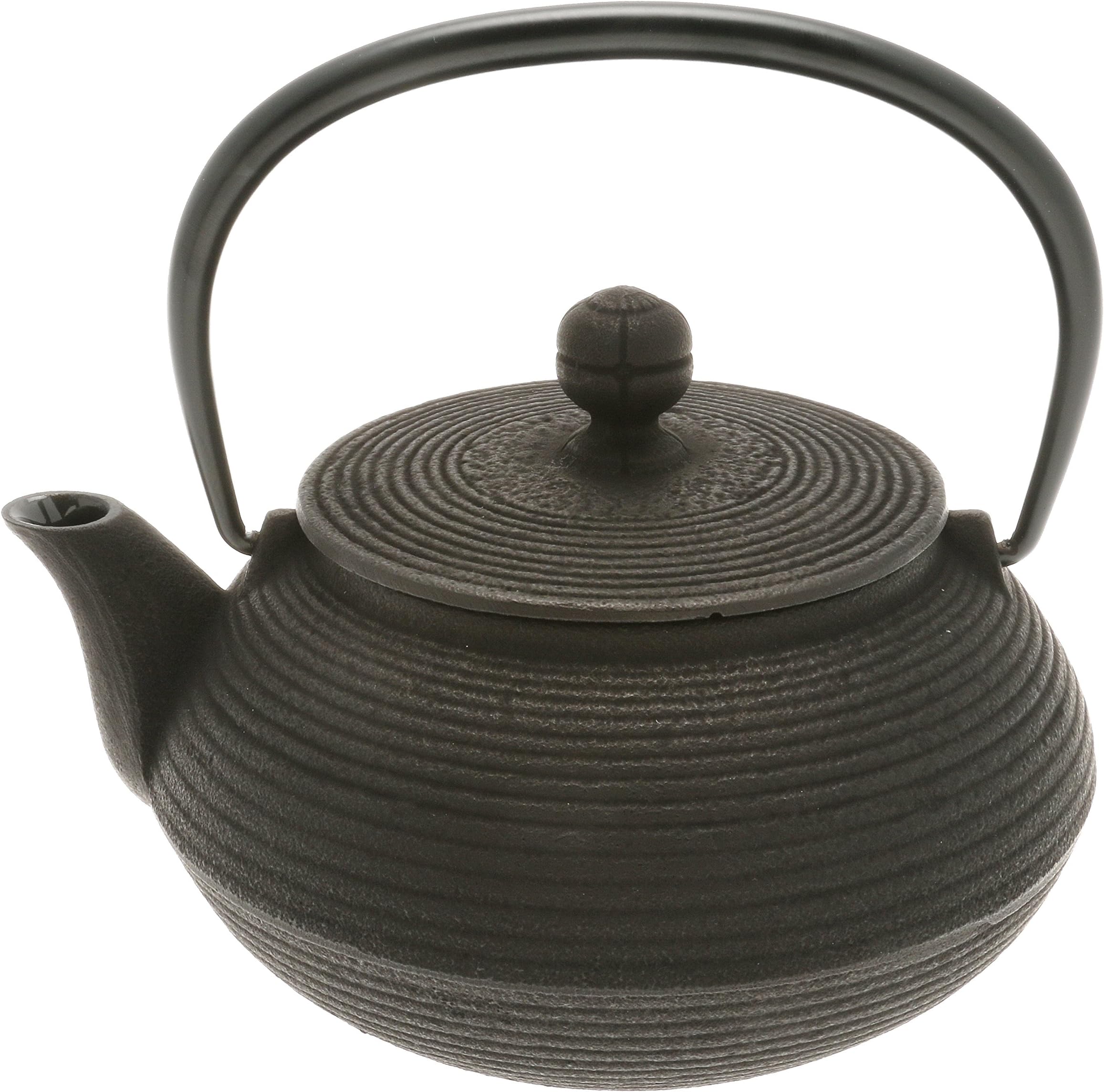 Iwachu Japanese Iron Tetsubin Teapot, Black