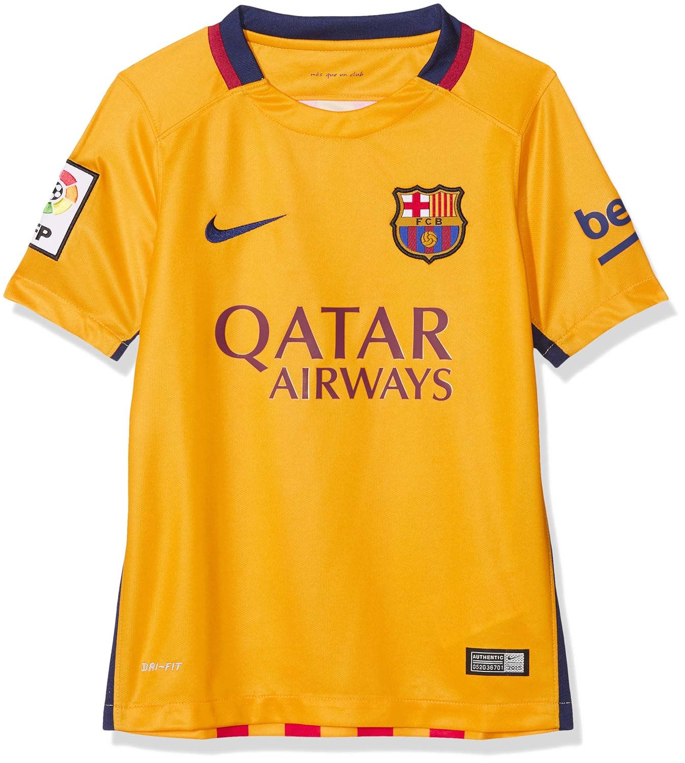 Buy Nike Boys Barcelona Away Stadium Jersey University Gold Xl Online At Low Prices In India Amazon In