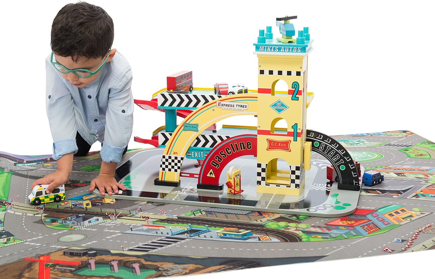 le toy van dino's garage