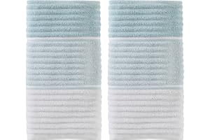 SKL Home by Saturday Knight Ltd. Planet Ombre 2 Pc Hand Towel Set, Aqua