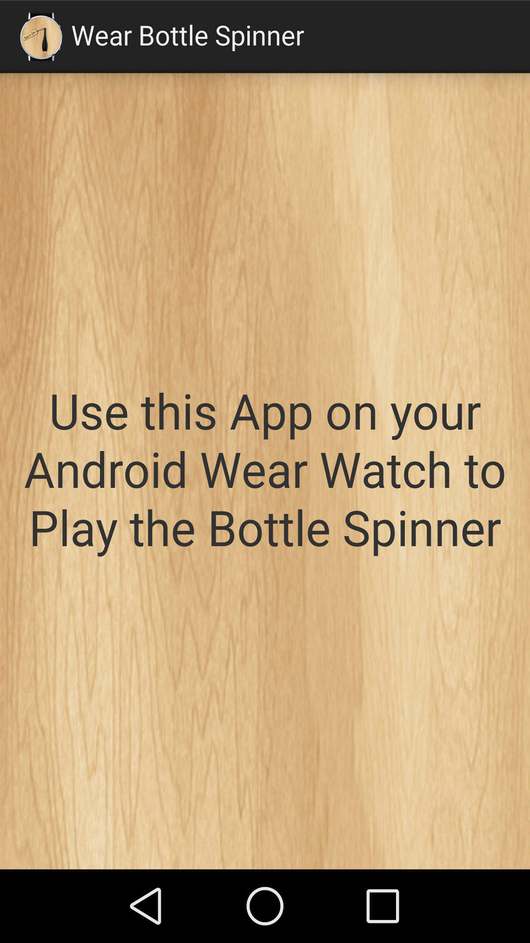 Wear Bottle SpinnerAmazon.co.ukAppstore for Android
