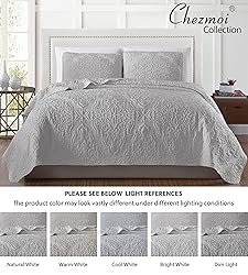 Chezmoi Collection Frederick 3-Piece Lightweight