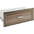 ClosetMaid SuiteSymphony Wood Drawer, Add On Accessory Shaker Style, for Storage, Closet, Clothes, x 10” Size for 25 in. Units, Natural Gray/Satin Nickel, 25" X 10"