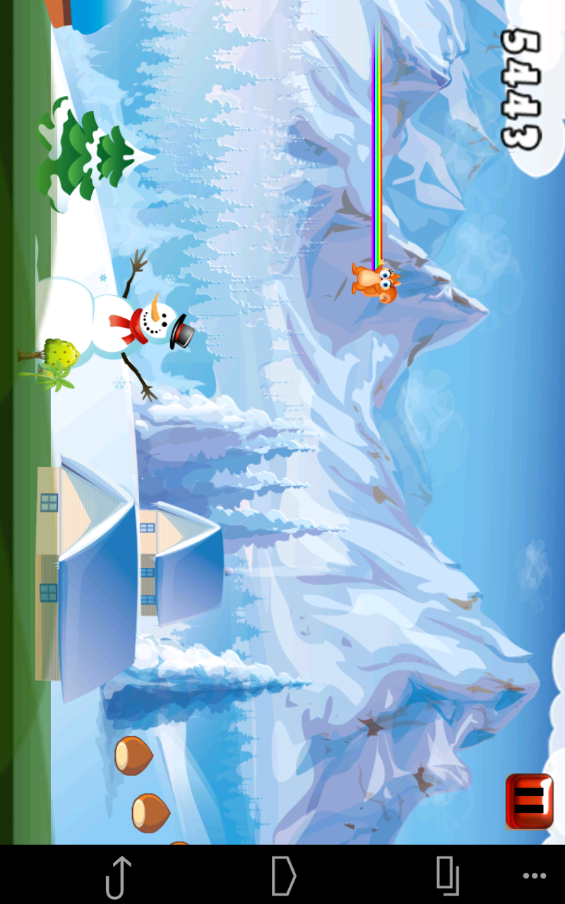 Flying Cute Squirrel Jump : The quest for infinite nut before winter comes - Gold Edition