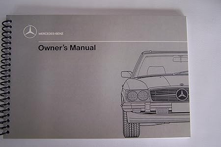 Amazon Com 19 Mercedes Owners Manual 560sl 19 1987 1986 New Factory Reprint W107 Everything Else