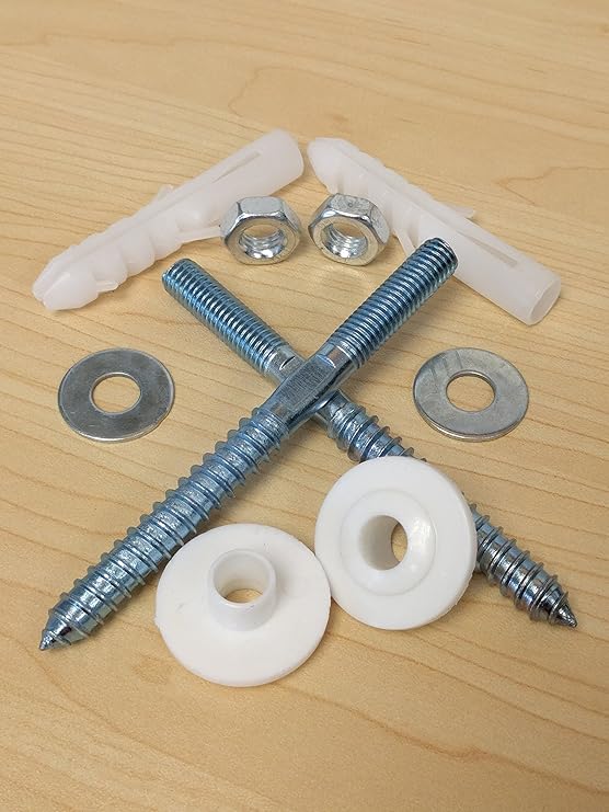 Bathroom Sanitary Wall Mounted Basin Sink Fixing Kit M10 x 120 mm Solid