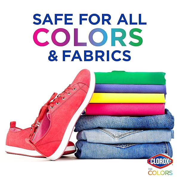 CLOROX 2 FOR COLORS – STAIN REMOVER AND COLOR BRIGHTENER, 88 OUNCES (PACKAGING MAY VARY)