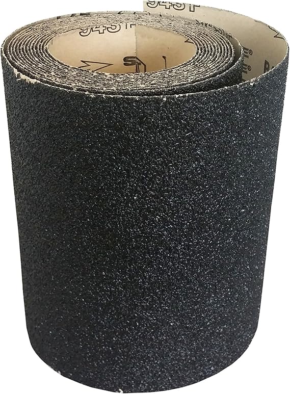 8" x 5 Meters Sandpaper Rolls Heavy Duty Silicon Carbide 24 Grit