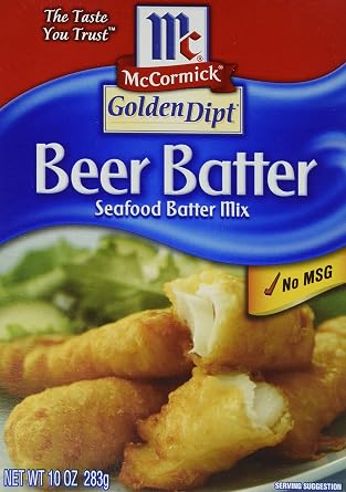 Mccormick Golden dipt seafood batter Mix beer batter (041234715117)