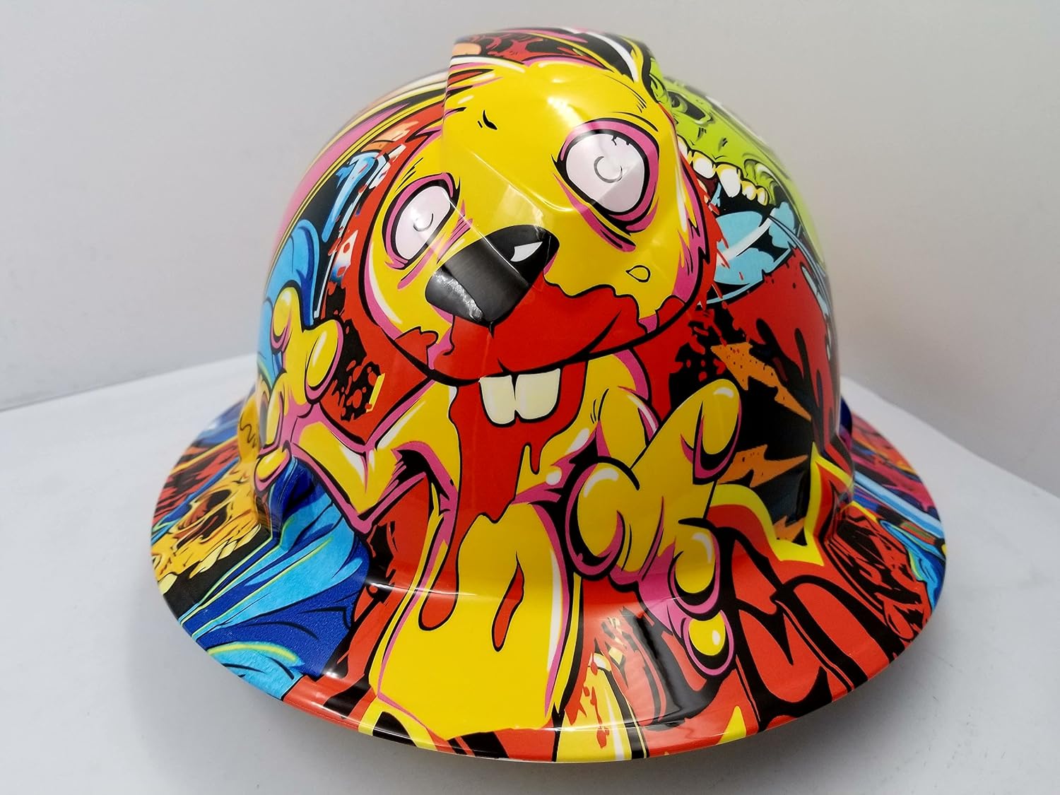 FULL BRIM Hard Hat custom hydro dipped NEW Graffiti extreme killer