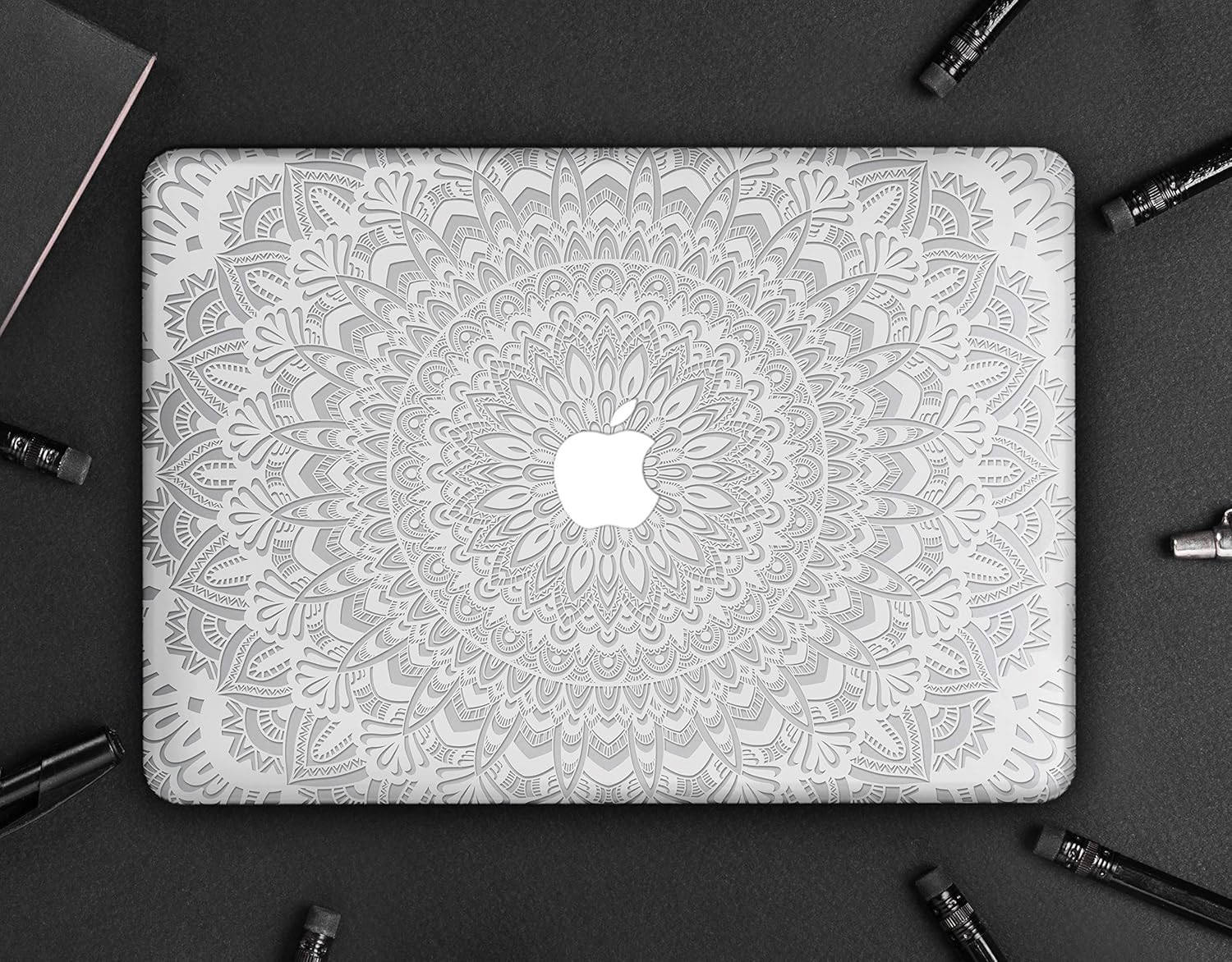 Beautiful Floral Texture Cute Ornament Laptop Case For