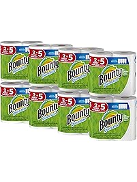 Bounty Quick-Size Paper Towels, 16 Family Rolls, White