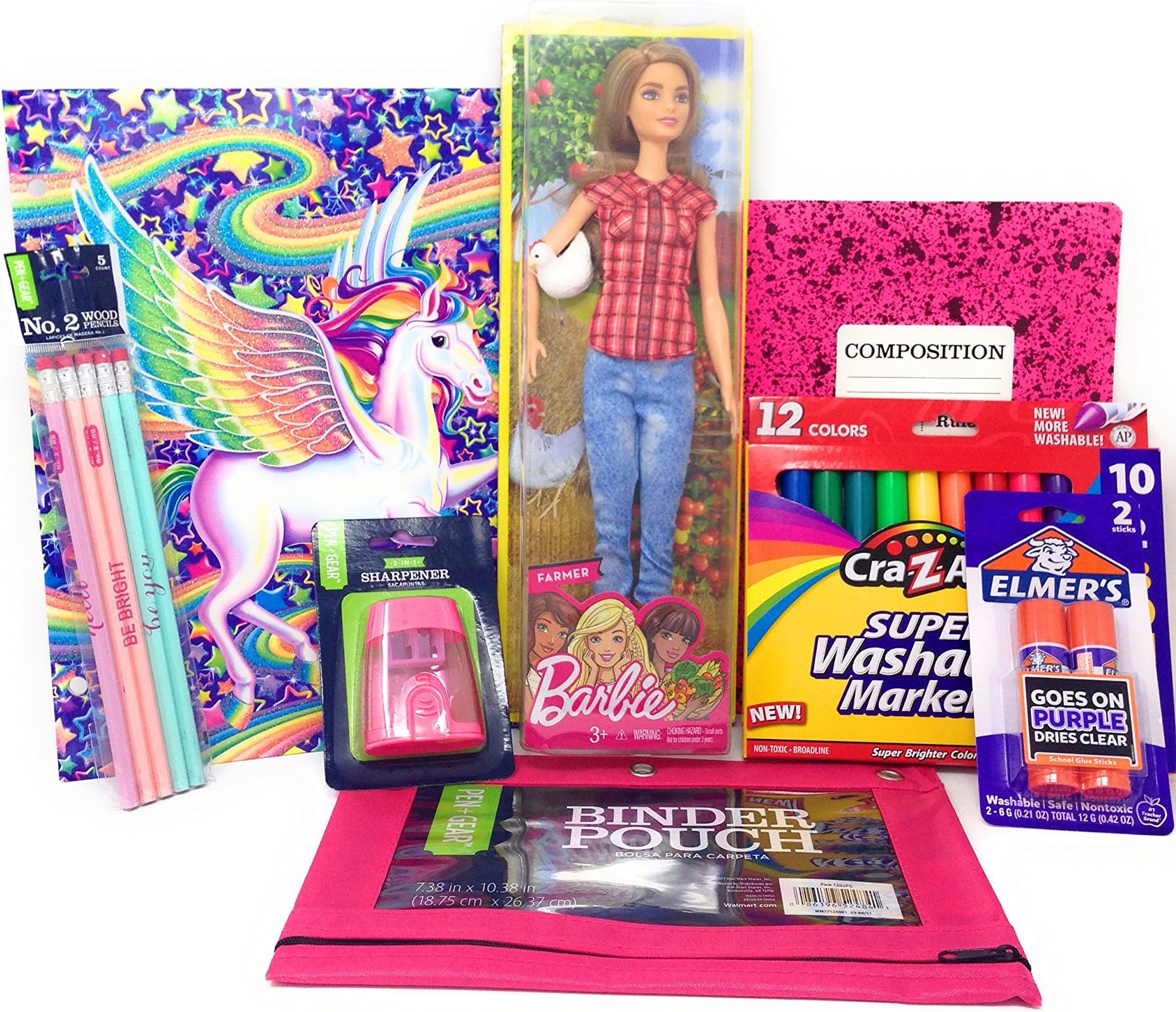 CoolKids Barbie School Supplies and Toy Doll Bundle