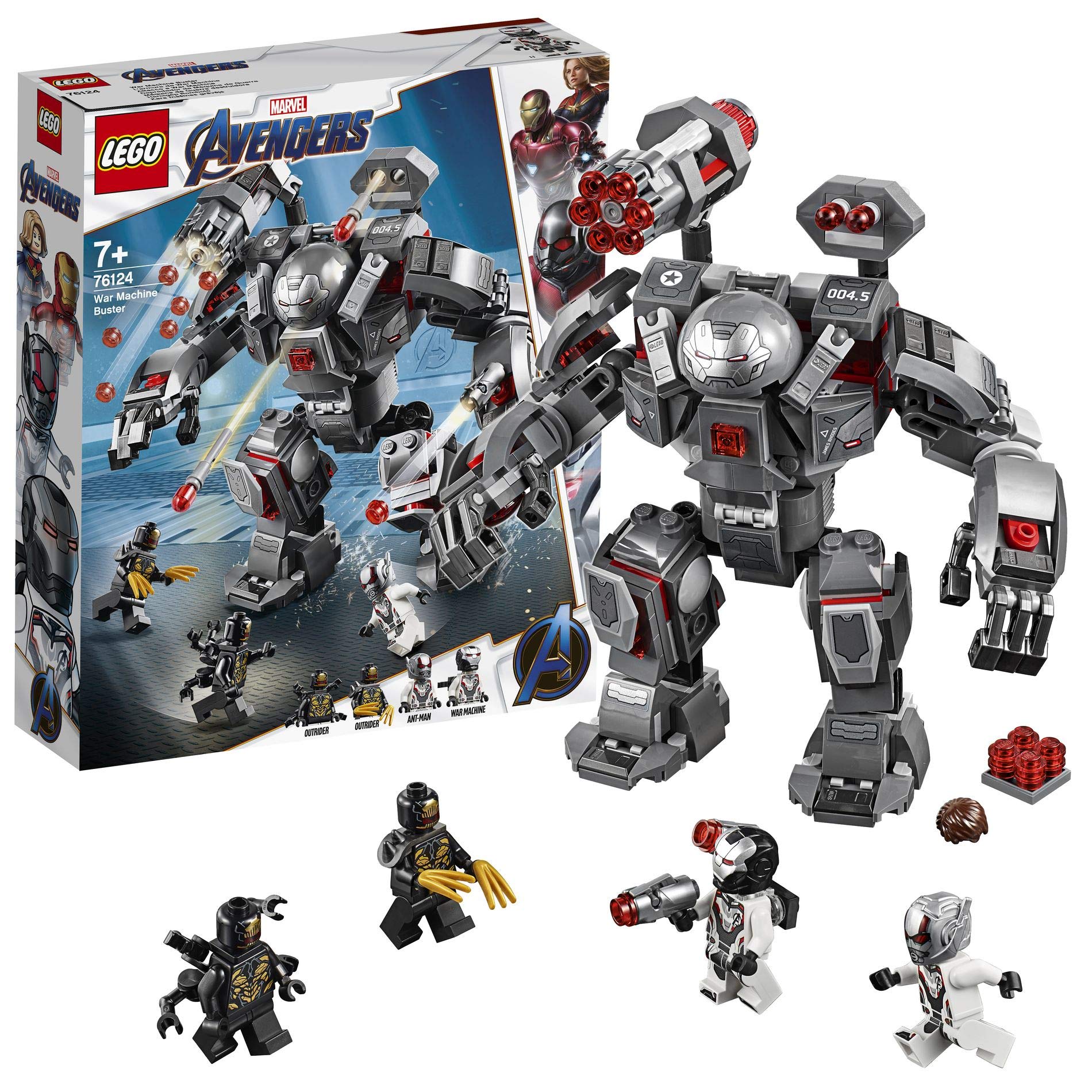LEGO 76124 Marvel Avengers War Machine Action Figure, AntMan