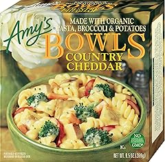 Amy's Frozen Meal, Country Cheddar Bowl, Made with Organic Potatoes, Carrots and Broccoli, 9.5 oz.